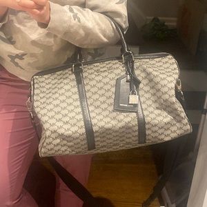 Michael Kors duffel bag , black and grey colour